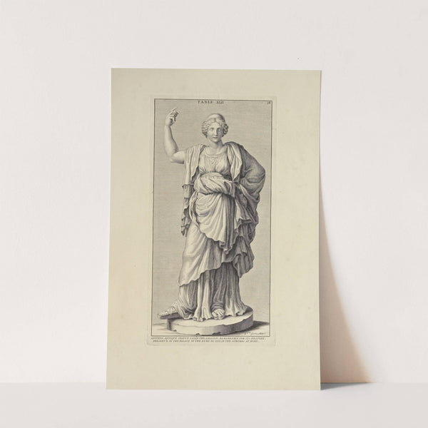 Anatomy improv'd and illustrated with regard to the uses thereof in designing Pl.42 by Michael van der Gucht