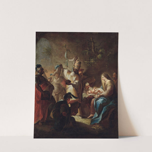 Anbetung Der Könige by Johann Evangelist Holzer