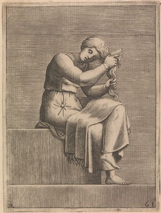 Ancestor of Christ from Aminadab Lunette (Right Figure)