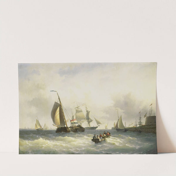 Anchorage at Bremerhaven by Willem Gruyter jr