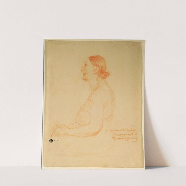 Anciana de perfil (19th century) by Pierre Puvis de Chavannes