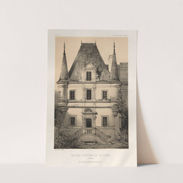 Ancien Chateau de Villiers (Somme) (1860) by Victor Petit