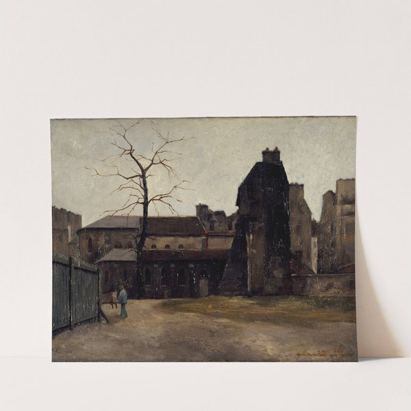 Ancien Hôtel-Dieu, cour du bureau central by Charles-Alexis Apoil