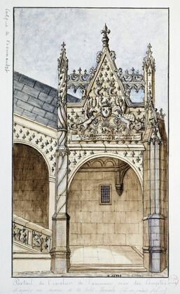 Ancienne cour des Comptes, portail de l’escalier
