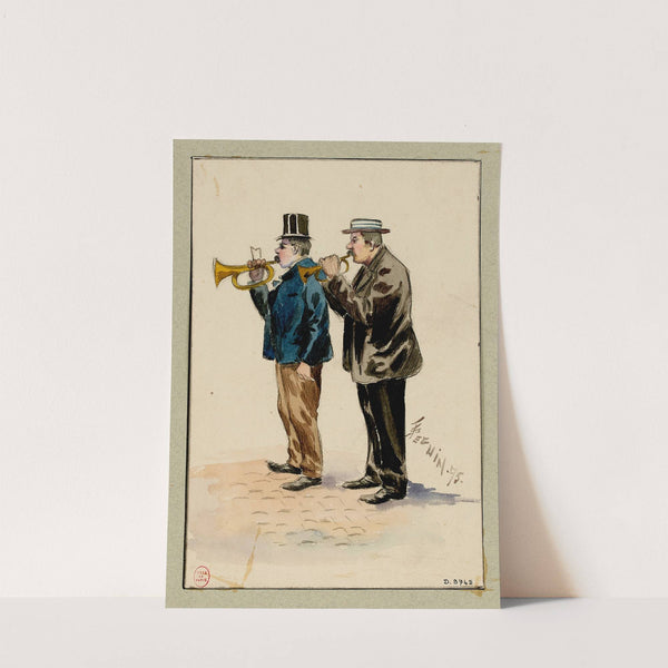 Anciens élèves du Conservatoire, Jouent dans les cours des airs d’Opéra by F. Séguin