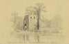 Ancient Church. Jamestown 1864