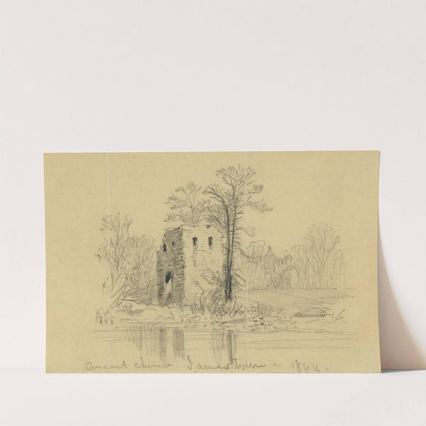 Ancient Church. Jamestown 1864 by Alfred Rudolph Waud