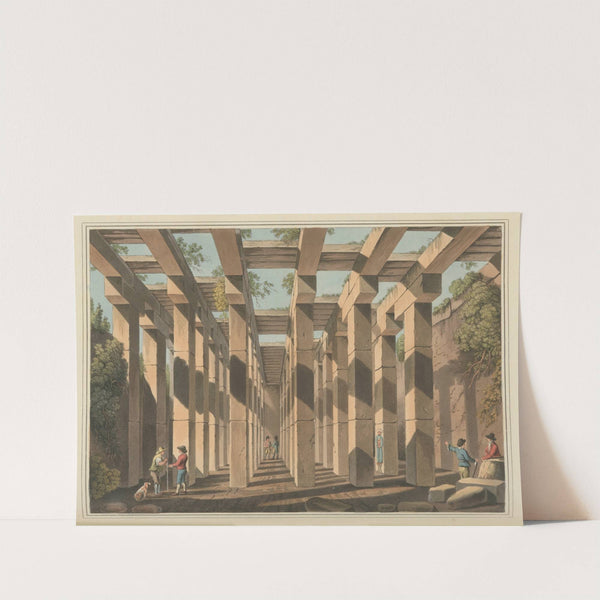 Ancient Cistern in Val di Noto by Luigi Mayer