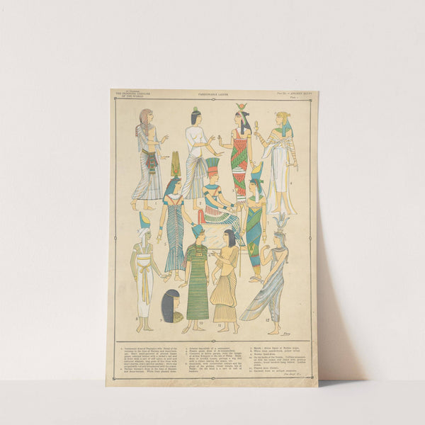 Ancient Egypt - Fashionable ladies by Paul Louis de Giafferri