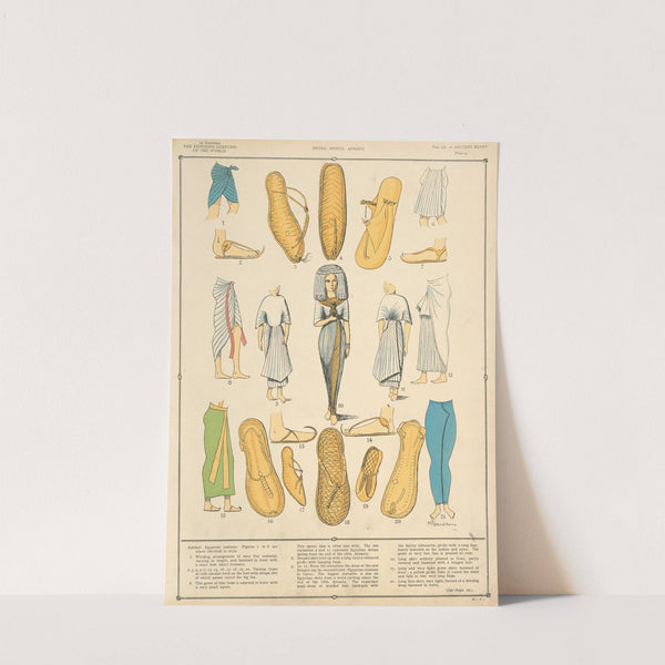 Ancient Egypt - Shoes, skirts, aprons by Paul Louis de Giafferri