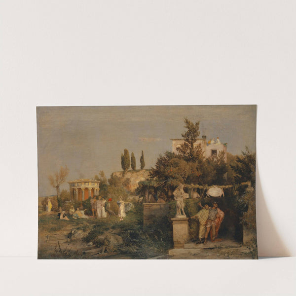 Ancient Roman Tavern (1866) by Arnold Böcklin