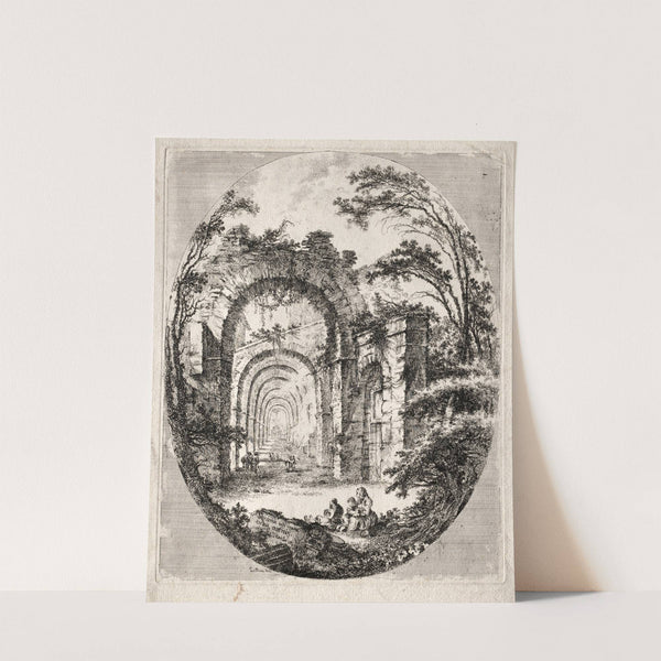 Ancient Ruins (1756) by Jean-Claude-Richard de Saint-Non