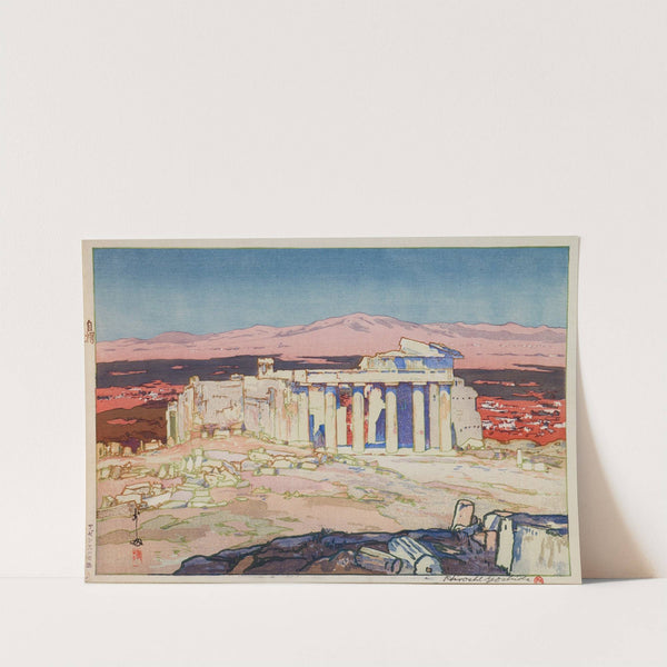 Ancient Ruins of Athens (1925) by Yoshida Hiroshi