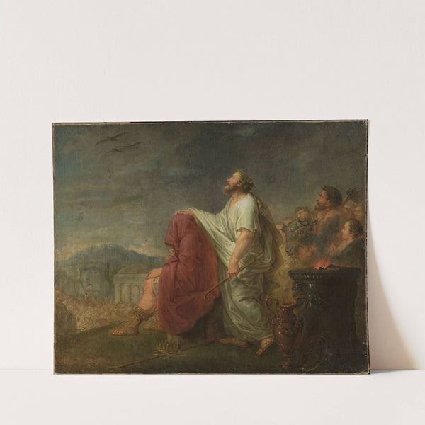 Ancient scene of sacrifice by Christian Bernhard Rode