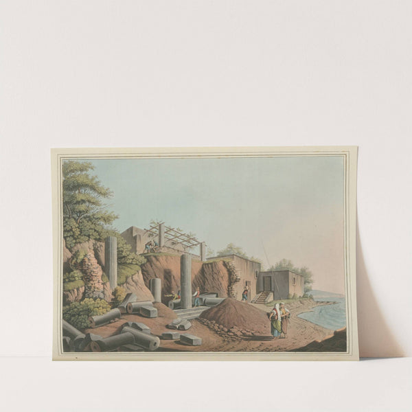 Ancient Temple in the Island of Salina by Luigi Mayer