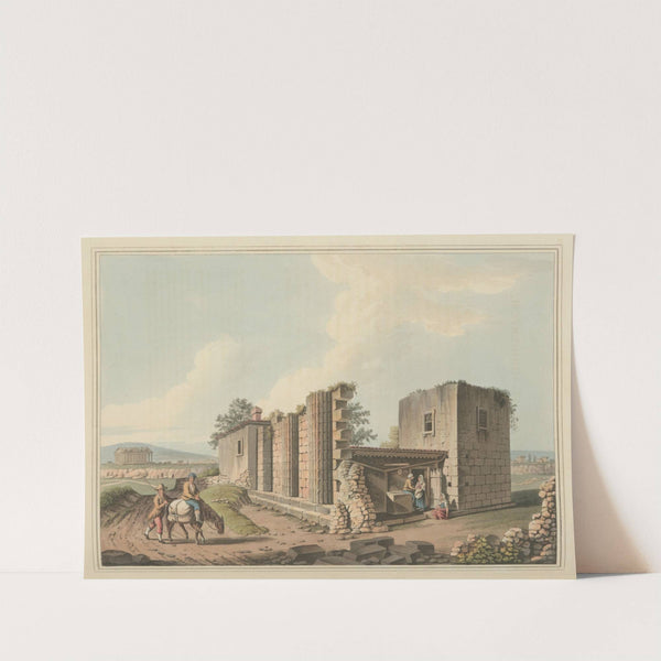 Ancient Temples at Agrigentum by Luigi Mayer