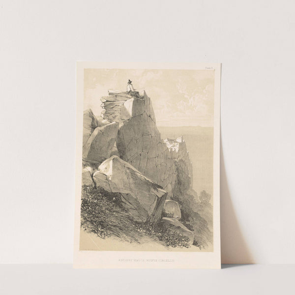 Ancient Walls, Monte Circello (1846) by Edward Lear