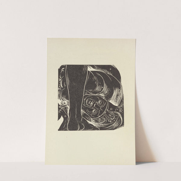 And bye-m-bye a wave bring up King Pharaoh dead and lay him down at Moses foot (1946) by Letterio Calapai