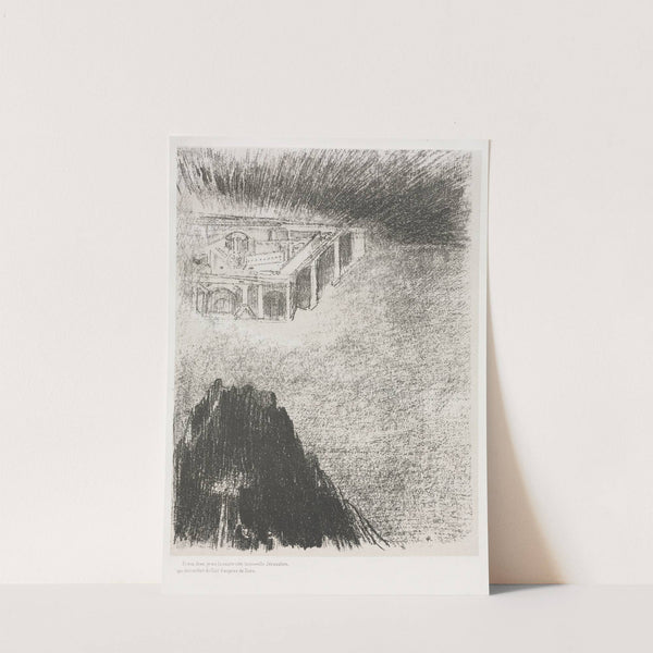 And I, John, Saw the Holy City, New Jerusalem, Coming Down from God and out of Heaven (1899) by Odilon Redon