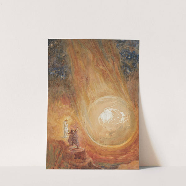 'And I saw a star fall from heaven unto the earth' (Rev. IX - 1) by Henry John Stock