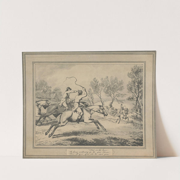 'And o'er the lawn' by Samuel Howitt