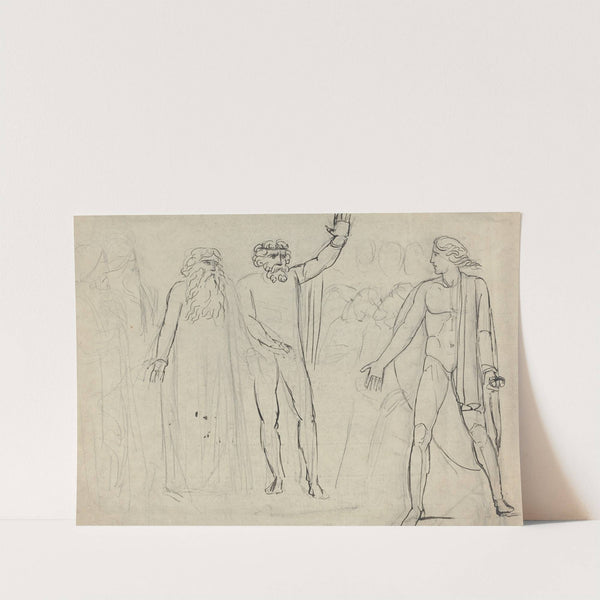 'And Saul Said unto David, Go and the Lord be with Thee' (recto) by William Blake