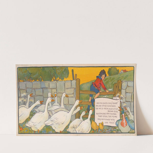 And the ducks said, ‘quack!’ (1911) by Florence Harrison