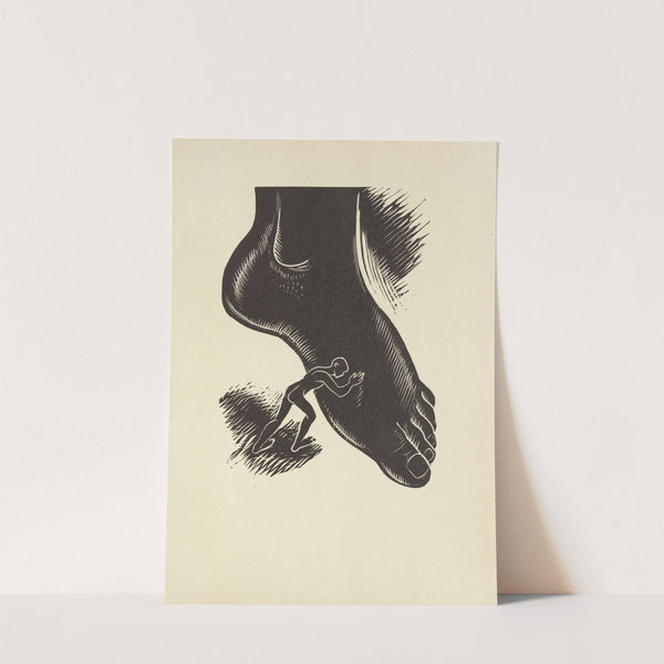 And the Pican go down softly and hold God’s foot (1946) by Letterio Calapai