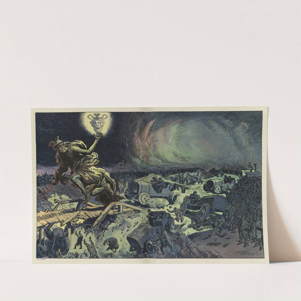 And the prize is death (1910) by Albert Levering