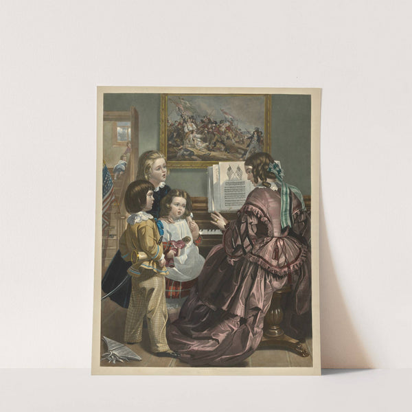 And the Star-Spangled Banner in triumph shall wave. (1861) by George Edward Perine