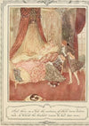 And there, on a bed the curtains of which were drawn wide he beheld the loveliest vision he had ever seen (1910)