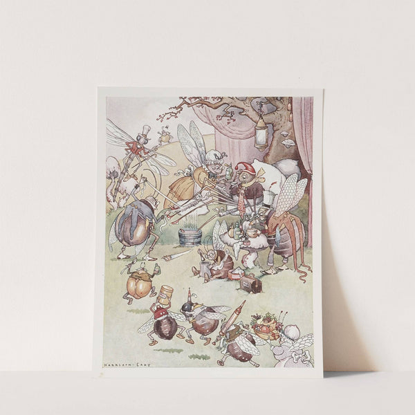 And they put him to sleep on a soft bed of moss by Walter Harrison Cady