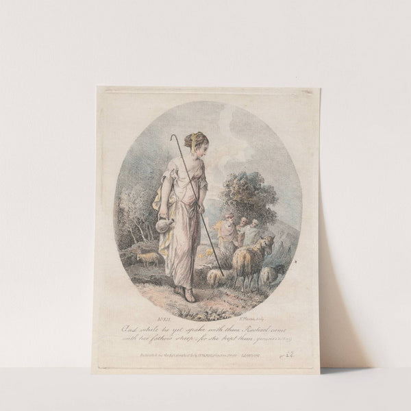 And While He Yet Spake...Shepherdress by Elias Martin