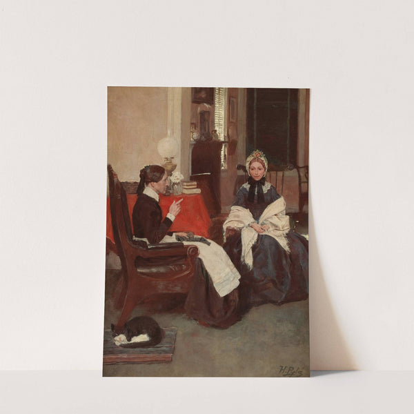 'And who's going to support 'em' demanded Mrs. Barkley' by Howard Pyle