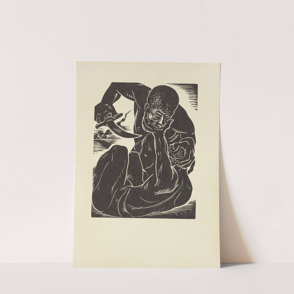 And with a knife he cut him brother neck (1946) by Letterio Calapai