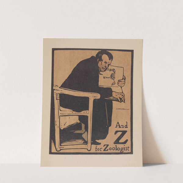 And Z for Zoologist (1899) by William Nicholson