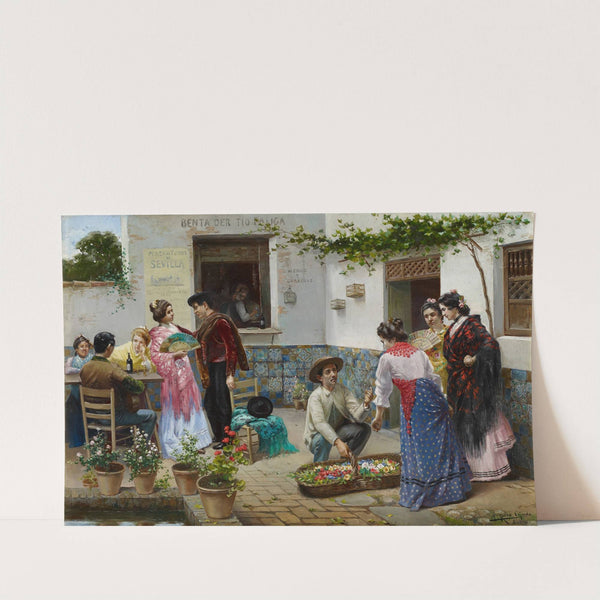 Andalusians at the Country Inn by José Rico Cejudo