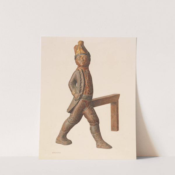 Andiron by Isidore Danziger