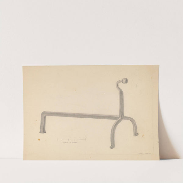 Andiron by Donald Streeter