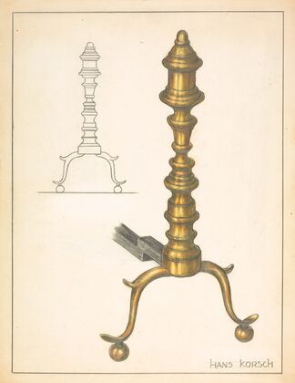 Andiron (one of pair)