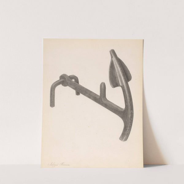 Andiron (one of pair) by Filippo Porreca