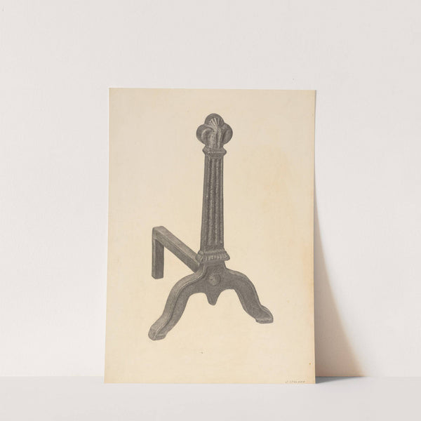 Andiron (one of pair) (c. 1938) by Jack Staloff