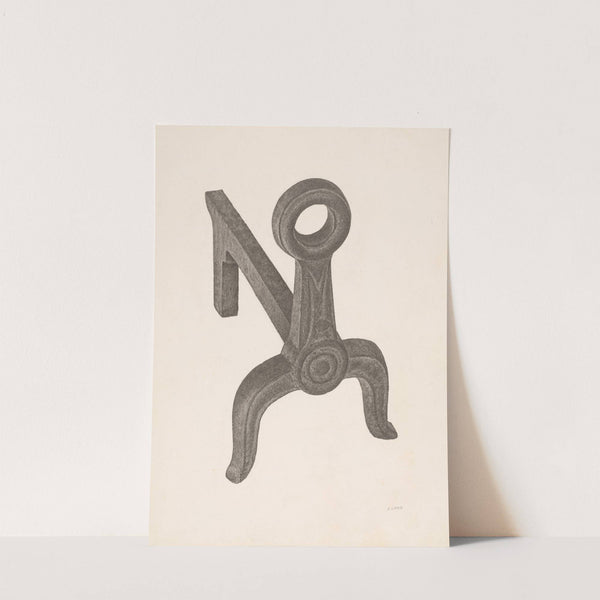 Andiron (one of pair) by Jacob Lipkin