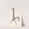 Andiron (one of pair) by Jacob Lipkin