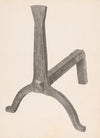 Andiron (one of pair)