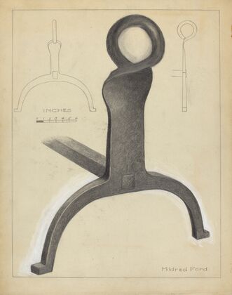Andiron (One of Pair)