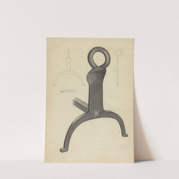 Andiron (One of Pair) by Mildred Ford