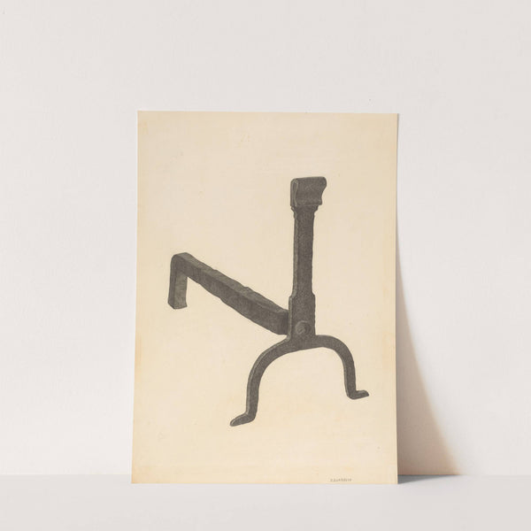 Andiron (one of pair) by Salvatore Borrazzo