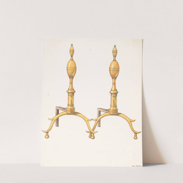 Andirons by Dana Bartlett