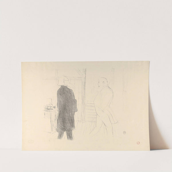 André Antoine and Fermin Gémier in ‘A Bankruptcy’ (1893) by Henri de Toulouse-Lautrec